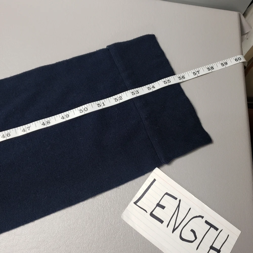 mens unbranded navy blue scarf